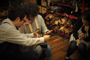 手作り靴教室・靴工房　スペインからの短期集中レッスン・ツイストステッチUチップ・ダービー
